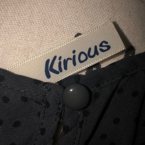 Kirious Polkadot Long Sleeve Blouse - Picture 5 of 6